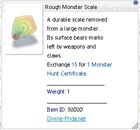 Rough Monster Scale