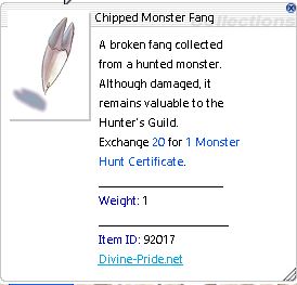 Chipped Monster Fang