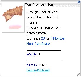 Torn Monster Hide