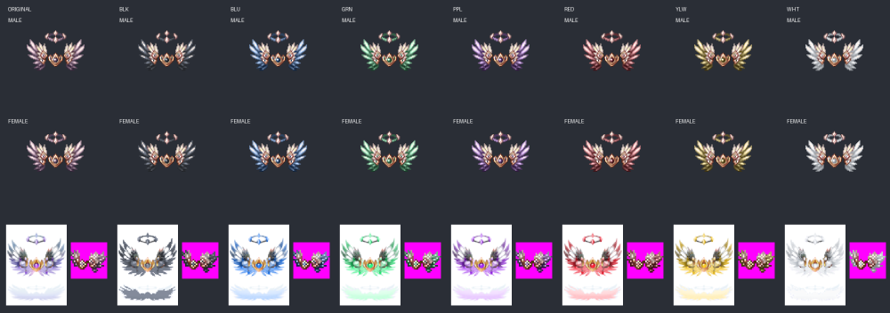 Reliance Crown original and color variant comparison