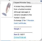 Chipped Monster Fang