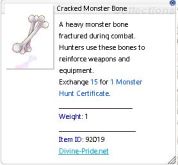 Cracked Monster Bone