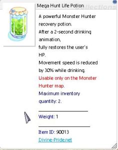 Mega Hunt Life Potion
